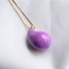 Necklace Jewelry Copper Mixed Gem Inlay Dropshaped Dripping Oil Clavicle Chain