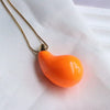 Necklace Jewelry Copper Mixed Gem Inlay Dropshaped Dripping Oil Clavicle Chain