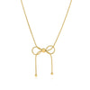 Necklace Jewelry Fashion Bow Stainless Steel Electroplated