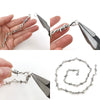 Necklace Jewelry Metal Hip Hop Punk Natural Style Electroplating Diy Jewelry Accessories