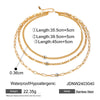 Necklace Jewelry Stainless Steel Titanium Steel Geometric Electroplating Women's