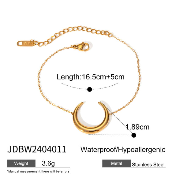 Necklace Jewelry Stainless Steel Titanium Steel Geometric Pendant Electroplating For Women