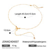 Necklace Jewelry Stainless Steel Titanium Steel Geometric Tassel Pendant Electroplating For Women
