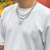 Necklace Jewelry Zinc Alloy Geometric Handmade Men's Hip Hop Thorn Glasses Clavicle Chain