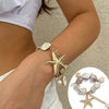 Necklace Jewelry Zinc Alloy Geometric Star Electroplated Shell Starfish Vacation Style Women's