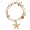 Necklace Jewelry Zinc Alloy Geometric Star Electroplated Shell Starfish Vacation Style Women's