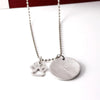 Necklace Letters You Left Paw Prints On My Heart Dog Claw Pendant Necklace Wholesale Gooddiy