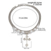 Necklace Men's Hiphop Imitation Pearl Cross Titanium Steel Alloy Geometric Handmade Jewelry
