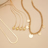 Necklace Metal Geometric Snake Bone Chain Iron Chain Copper Clad Iron Chain Electroplating Women