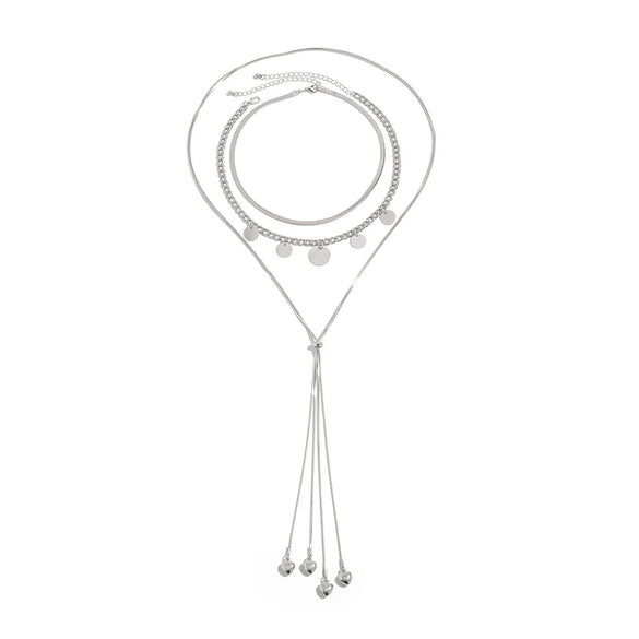 Necklace Metal Geometric Snake Bone Chain Iron Chain Copper Clad Iron Chain Electroplating Women