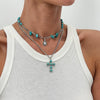 Necklace Metal Heart Shape Geometric Pattern Electroplating Alloy For Women