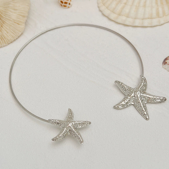 Necklace Metal Iron Alloy Star Flower Vacation Style