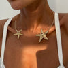 Necklace Metal Iron Alloy Star Flower Vacation Style