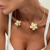 Necklace Metal Iron Alloy Star Flower Vacation Style
