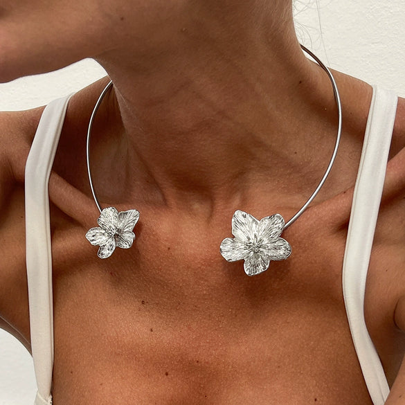 Necklace Metal Iron Alloy Star Flower Vacation Style