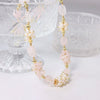 Necklace Natural Freshwater Pearl Geometric Handmade Women's