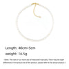 Necklace Natural Freshwater Pearl 18K Goldplated Copper Ball Chain Hand Knitted Organic Glass Geometric Style