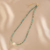 Necklace Natural Pearl Alloy Copper Beaded Electroplating Fashionable Unisex