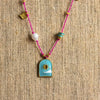Necklace Natural Pearl Geometric Copper Electroplating Flower Moon Heart Evil Eye Pendant Colorpreserving