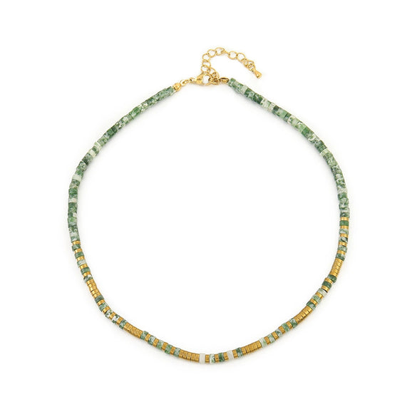 Necklace Natural Stone Copper Geometric Handmade For Women