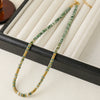 Necklace Natural Stone Copper Geometric Handmade For Women