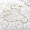Necklace Paper Clip Chain Cold Style Electroplating