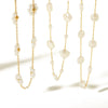 Necklace Pearl Baroque Style Geometric Stainless Steel 18K Goldplated Electroplated Women's