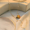 Necklace Pearl Copper Retro Flower Electroplating For Women