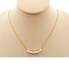 Necklace Pearl Titanium Steel Cross Chain Geometric Handmade Fashion For Women