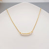 Necklace Pearl Titanium Steel Cross Chain Geometric Handmade Fashion For Women