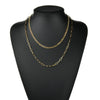 Necklace Pearl Titanium Steel Drop Shape Flower Design For Women