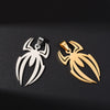 Necklace Pendant Accessories Stainless Steel Spider Electroplated