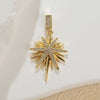 Necklace Pendant Charm Copper Goldplated Star Geometric Pattern
