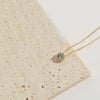 Necklace Pendant Clavicle Chain Copper Mixed Gemstone Inlay Geometric Minimalist Zirconia O Chain