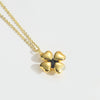 Necklace Pendant Clavicle Chain Women's Simple Geometric Copper Mixed Gemstone Setting Electroplating