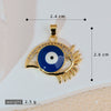 Necklace Pendant Copper Evil Eye Geometric Heart Shape Cartoon Characters Electroplating For Female