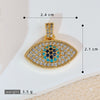 Necklace Pendant Copper Evil Eye Geometric Heart Shape Cartoon Characters Electroplating For Female