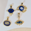 Necklace Pendant Copper Evil Eye Geometric Heart Shape Cartoon Characters Electroplating For Female