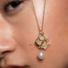 Necklace Pendant Copper Geometric Love Horseshoe Diamond Minimalist Diy Accessories For Women