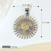 Necklace Pendant Copper Geometric Style Electroplating Twocolor Eightpointed Star
