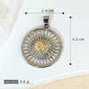 Necklace Pendant Copper Geometric Style Electroplating Twocolor Eightpointed Star