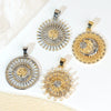 Necklace Pendant Copper Geometric Style Electroplating Twocolor Eightpointed Star