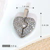 Necklace Pendant Copper Microinlaid Zircon Love Wings Electroplating Animal Zodiac Geometric Shapes Jewelry Accessories