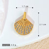 Necklace Pendant Copper Microinlaid Zircon Love Wings Electroplating Animal Zodiac Geometric Shapes Jewelry Accessories