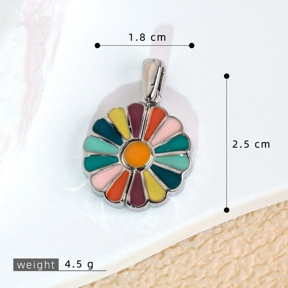 Necklace Pendant Copper Microinlaid Zircon Love Wings Electroplating Animal Zodiac Geometric Shapes Jewelry Accessories