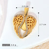 Necklace Pendant Copper Microinlaid Zircon Love Wings Electroplating Animal Zodiac Geometric Shapes Jewelry Accessories