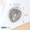 Necklace Pendant Copper Microinlaid Zircon Love Wings Electroplating Animal Zodiac Geometric Shapes Jewelry Accessories