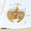 Necklace Pendant Copper Microinlaid Zircon Love Wings Electroplating Animal Zodiac Geometric Shapes Jewelry Accessories