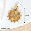 Necklace Pendant Copper Microinlaid Zircon Love Wings Electroplating Animal Zodiac Geometric Shapes Jewelry Accessories