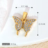 Necklace Pendant Copper Microinlaid Zircon Love Wings Electroplating Animal Zodiac Geometric Shapes Jewelry Accessories